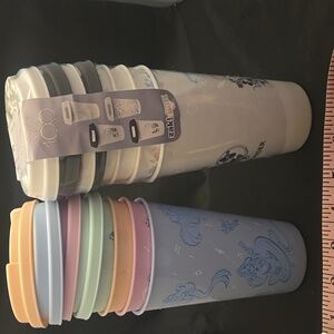 New Disney 100 Aldis Collab ZAK Plastic BPA Free Reusable Coffee Cups